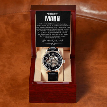 An Meinen Mann - Skelettarmbanduhr