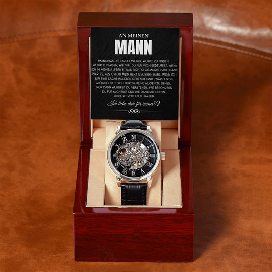 An Meinen Mann - Skelettarmbanduhr