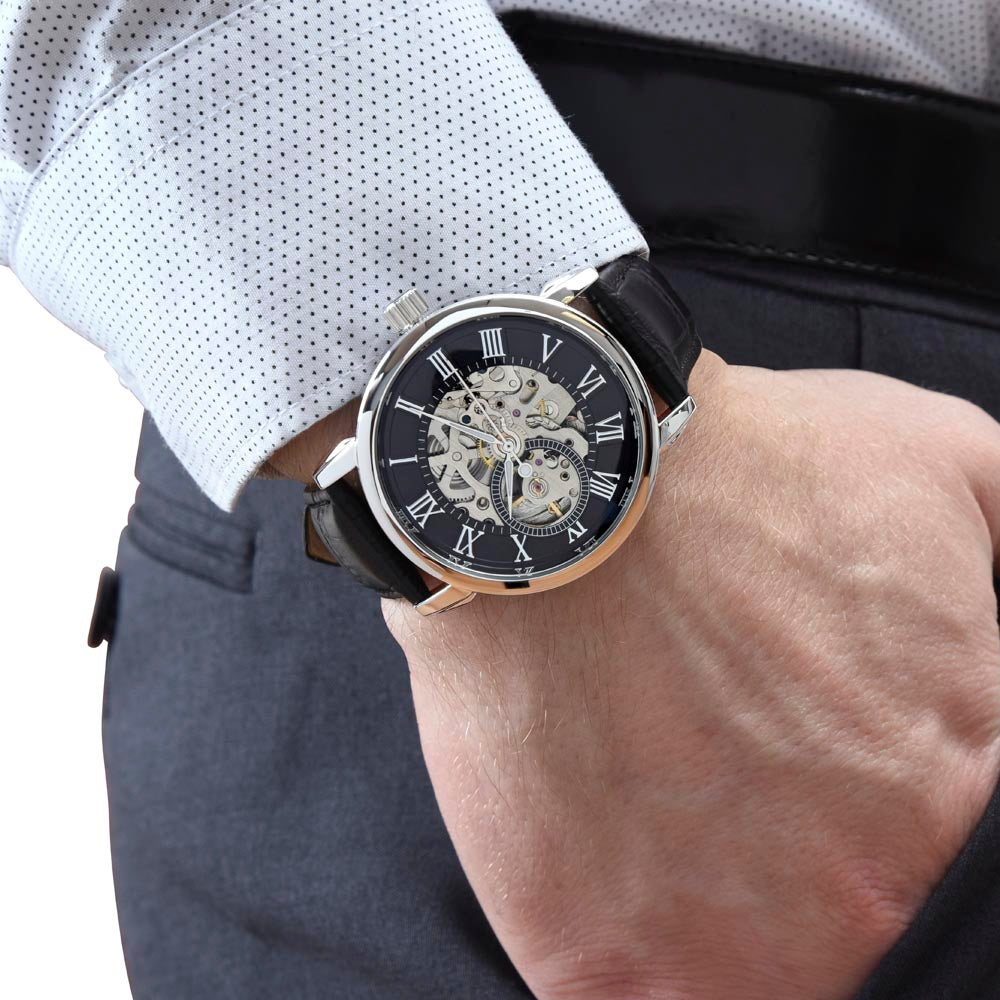 An Meinen Sohn - Skelettarmbanduhr