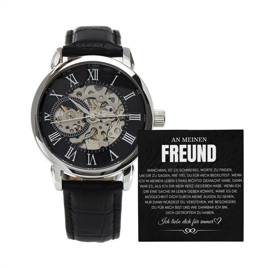 An Meinen Freund - Skelettarmbanduhr