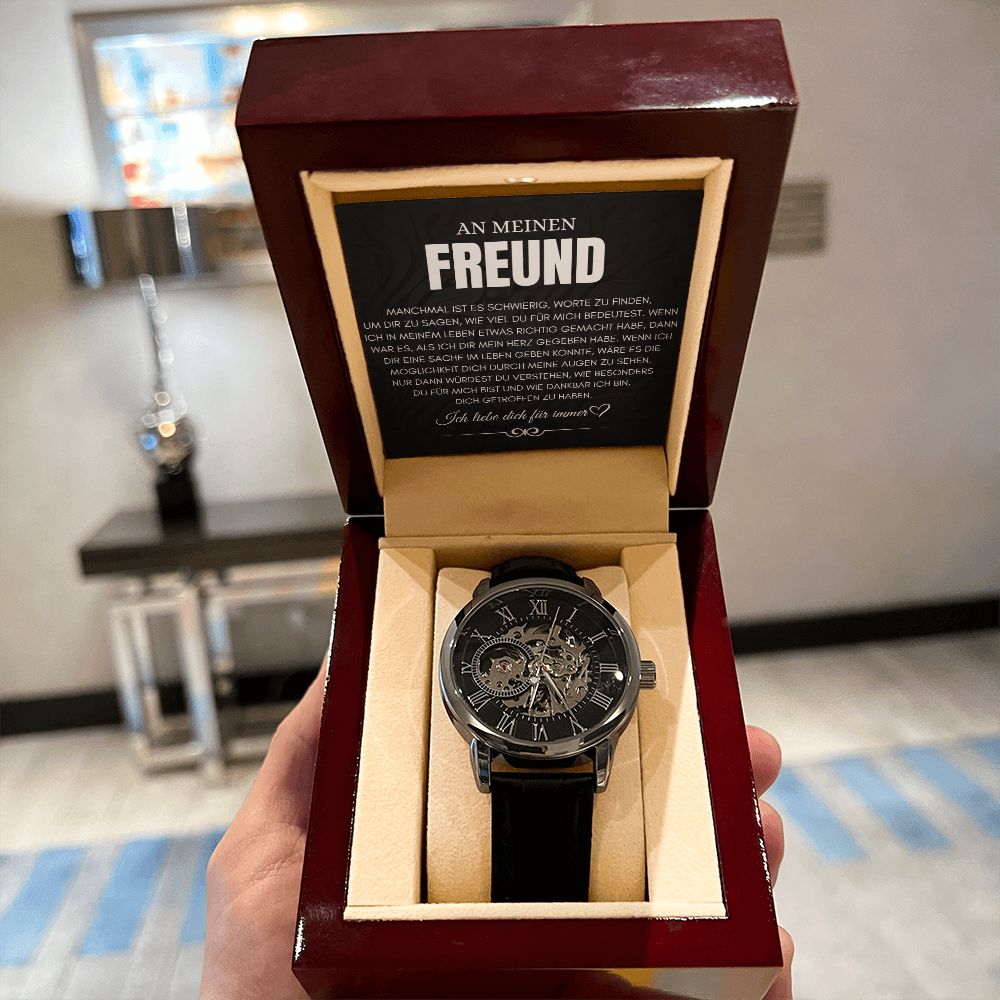 An Meinen Freund - Skelettarmbanduhr
