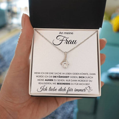 An meine Frau "Fähigkeit Geben" - Alluring Halskette