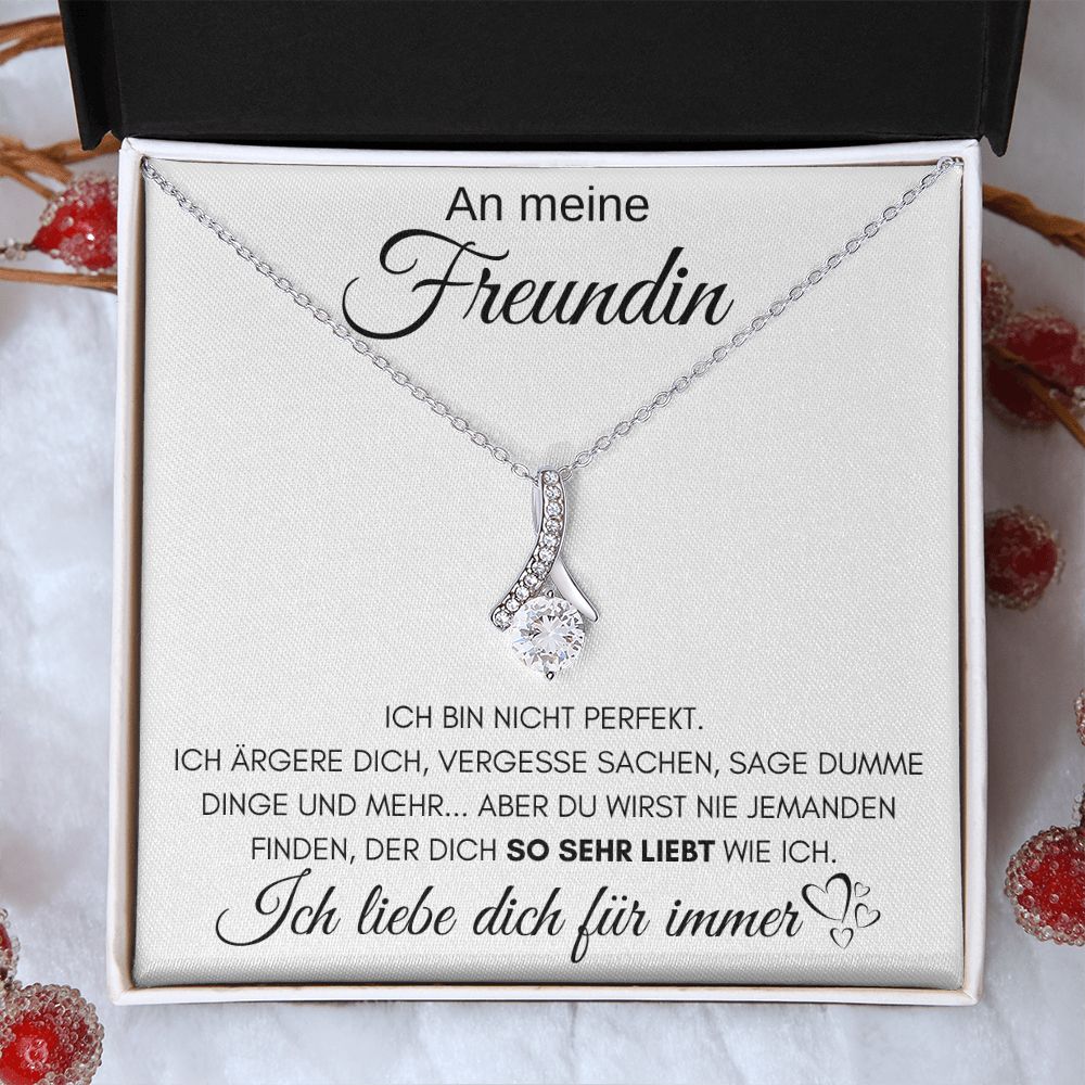 An meine Freundin "Ich liebe dich für immer" - Alluring Halskette
