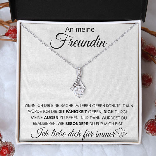 An meine Freundin "Fähigkeit Geben" - Alluring Halskette