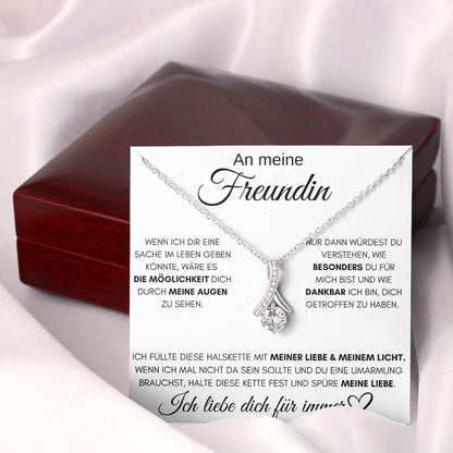 An meine Freundin "Liebe & Licht" - Alluring Halskette
