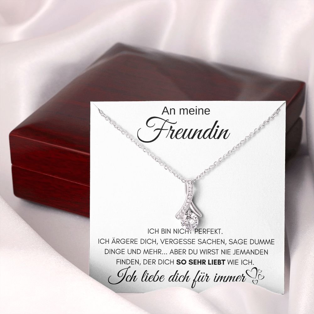 An meine Freundin "Ich liebe dich für immer" - Alluring Halskette