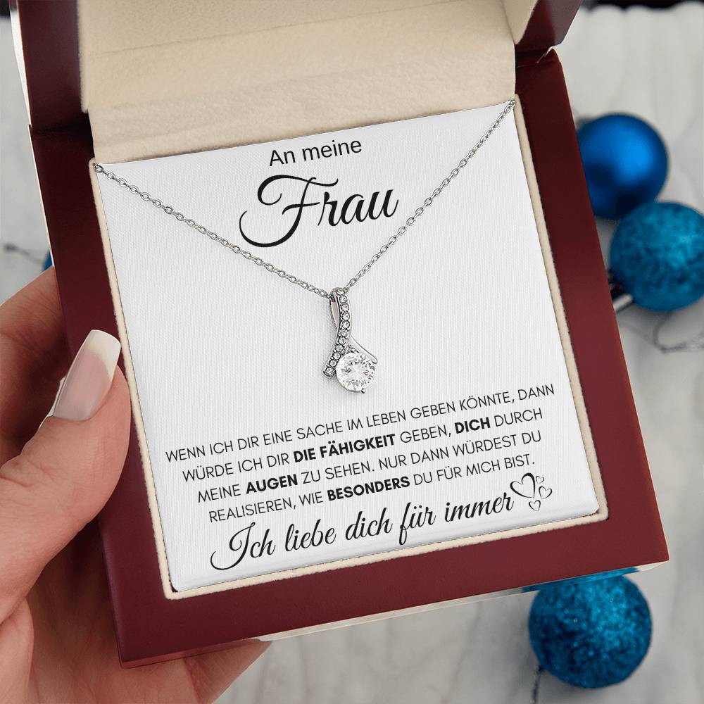 An meine Frau "Fähigkeit Geben" - Alluring Halskette