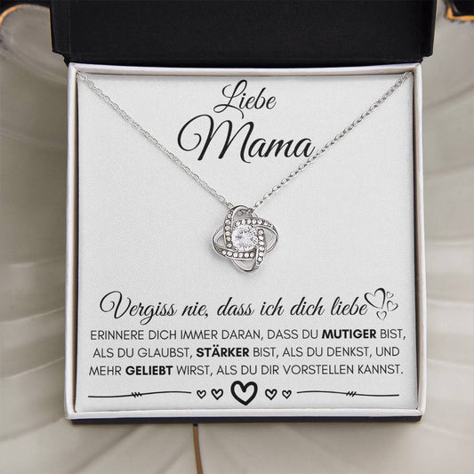 Liebe Mama "Erinnere Dich" - Knot Halskette