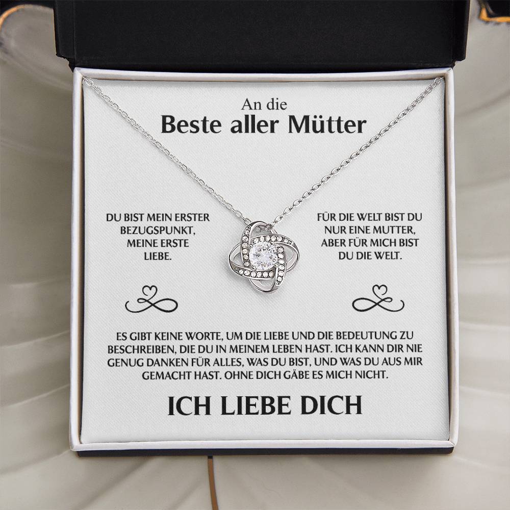 An die beste aller Mütter - Knot Halskette