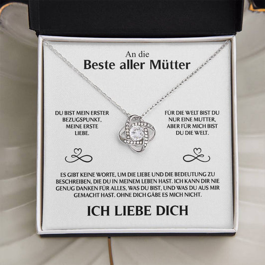 An die beste aller Mütter - Knot Halskette