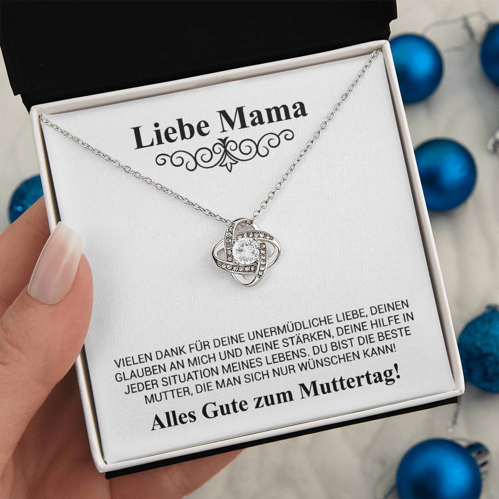 Alles Gute zum Muttertag - Knot Halskette