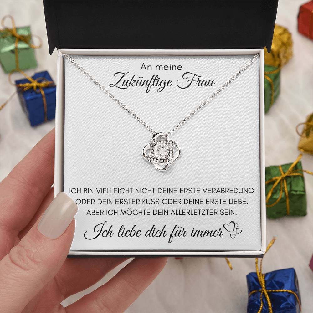 An meine zukünftige Frau - Love Knot Halskette
