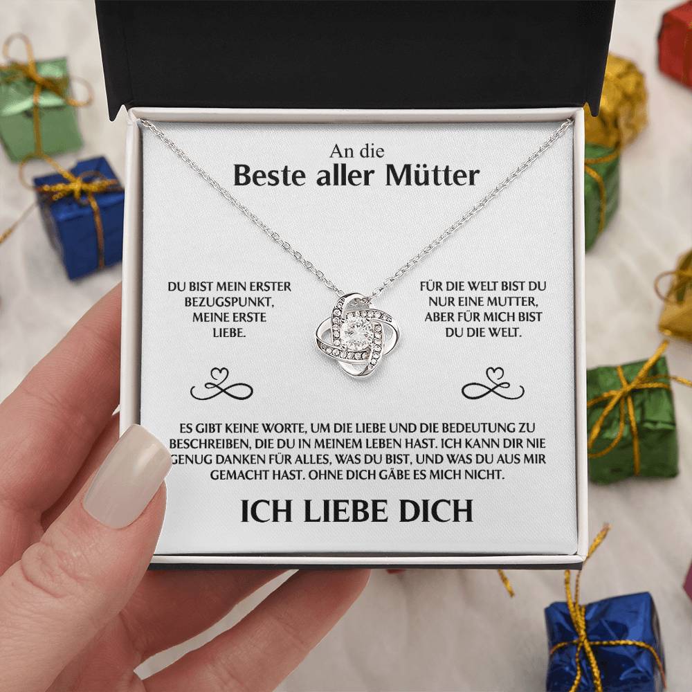 An die beste aller Mütter - Knot Halskette
