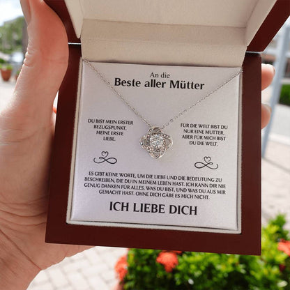 An die beste aller Mütter - Knot Halskette