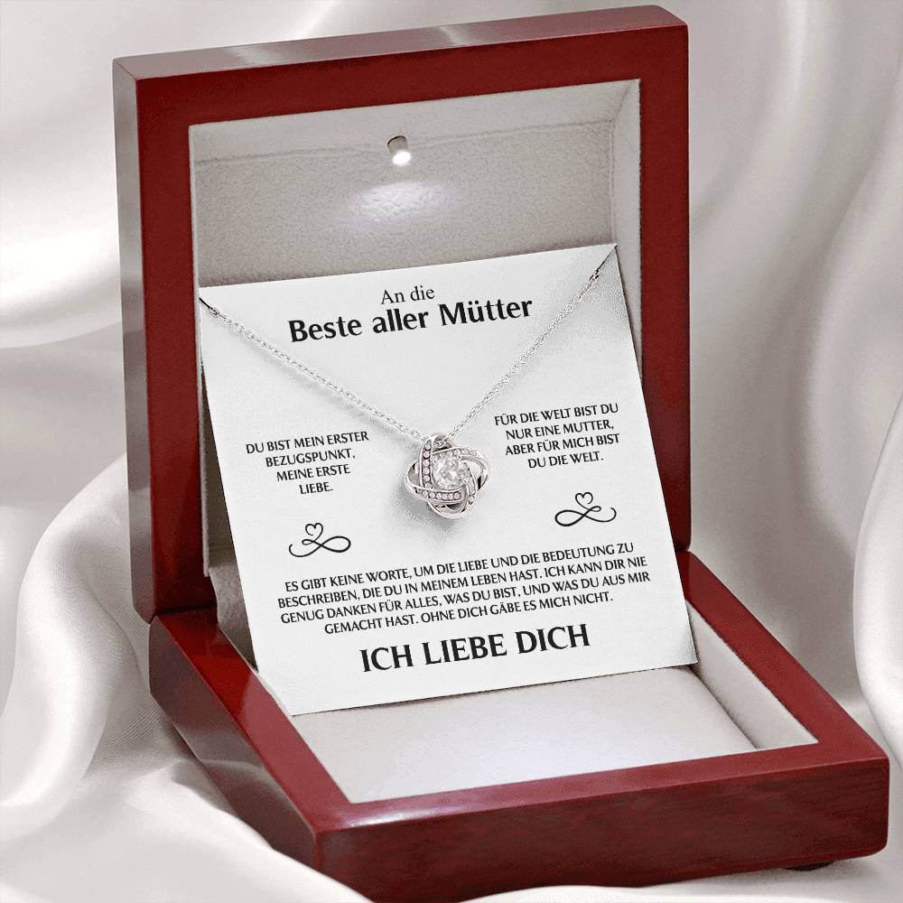 An die beste aller Mütter - Knot Halskette