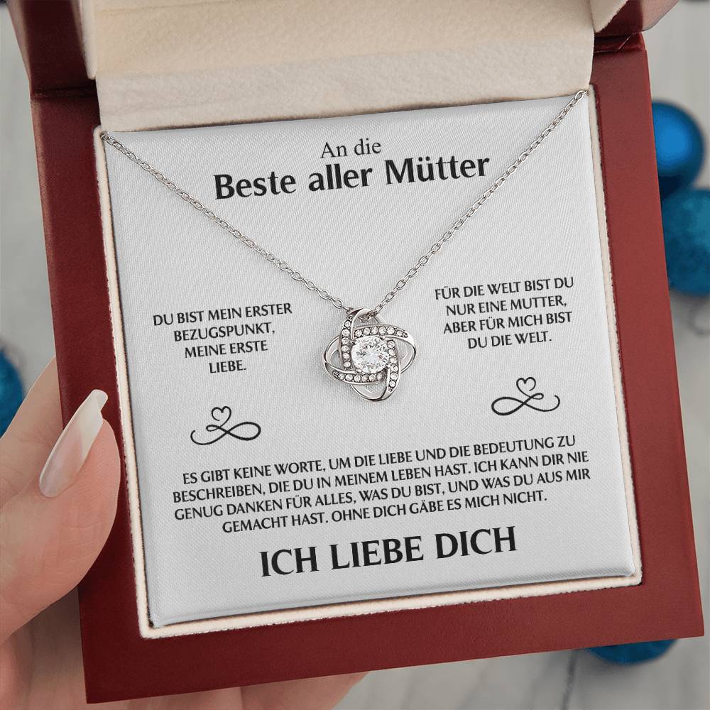 An die beste aller Mütter - Knot Halskette