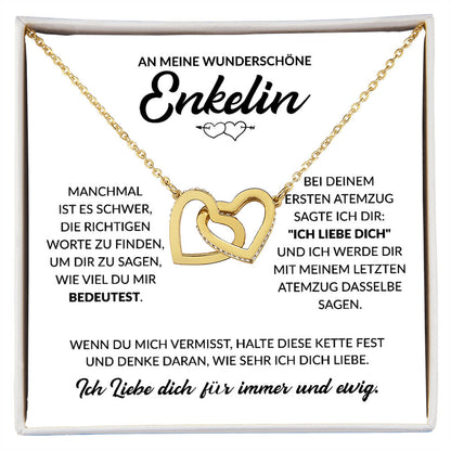 An meine wunderschöne Enkelin - Herzenkette