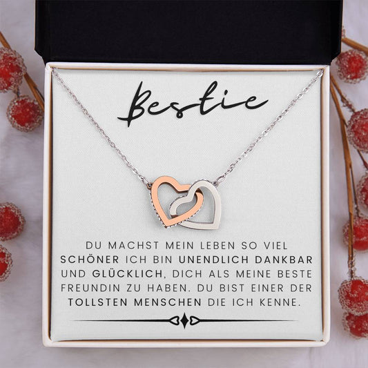 Dankbar & Glücklich - Herzenkette