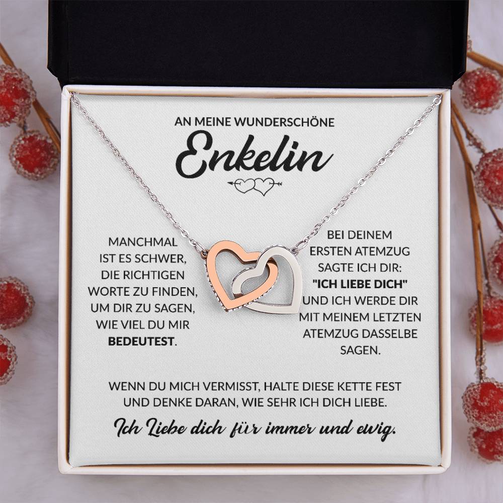 An meine wunderschöne Enkelin - Herzenkette