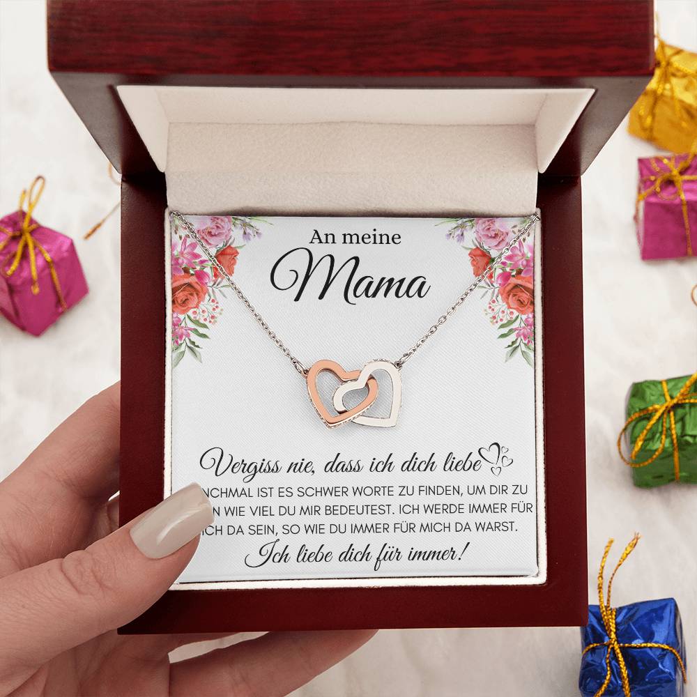Mama - Ich liebe dich für immer! - Herzenkette