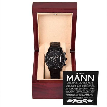 An meinen Mann - Chronograf-Armbanduhr