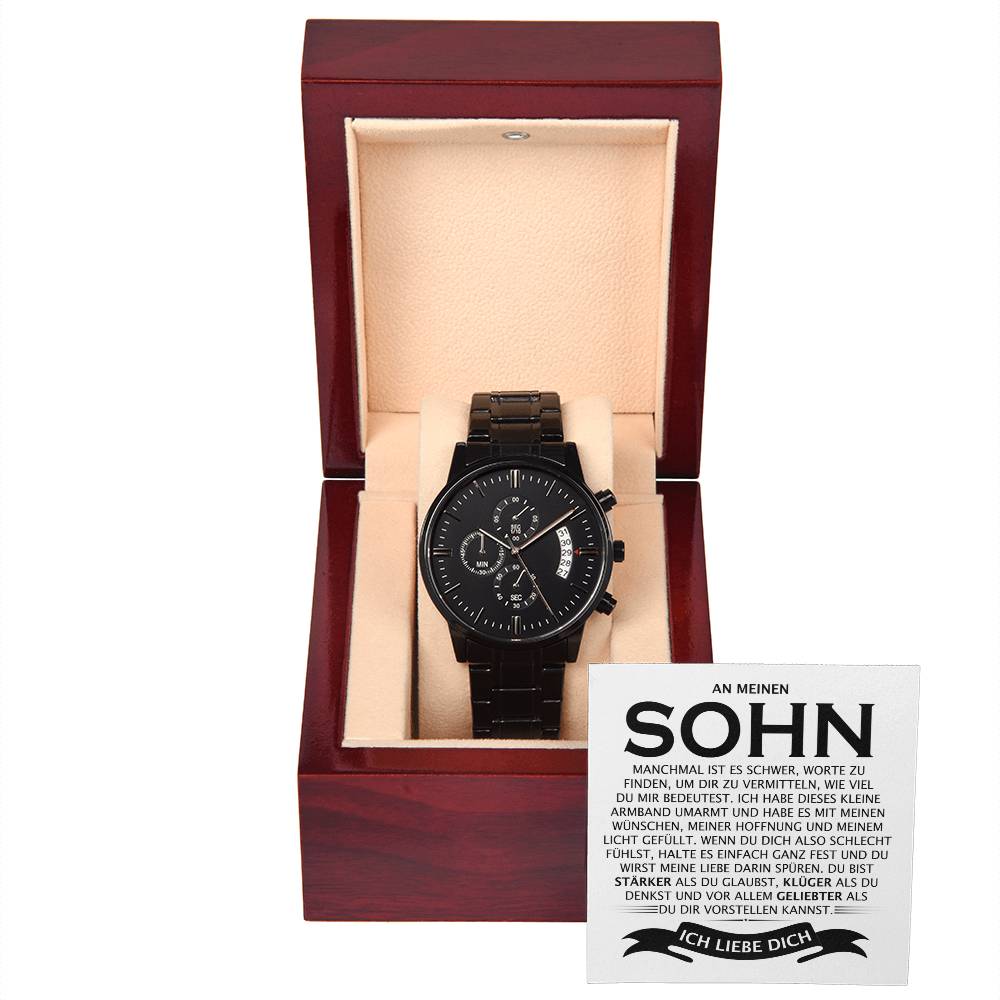 An meinen Sohn - Chronograf-Armbanduhr