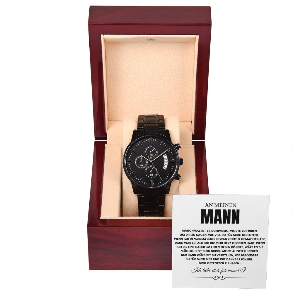 An meinen Mann - Chronograf-Armbanduhr