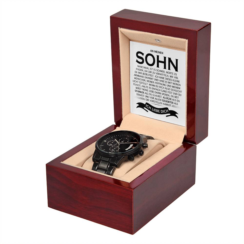 An meinen Sohn - Chronograf-Armbanduhr