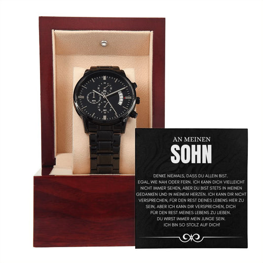 An meinen Sohn - Chronograf-Armbanduhr
