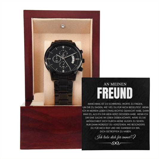 An meinen Freund - Chronograf-Armbanduhr