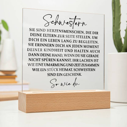 Schwestern | Acrylplatte
