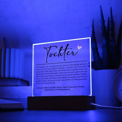 Tochter Definition | Acrylplatte