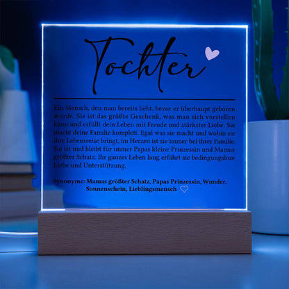 Tochter Definition | Acrylplatte