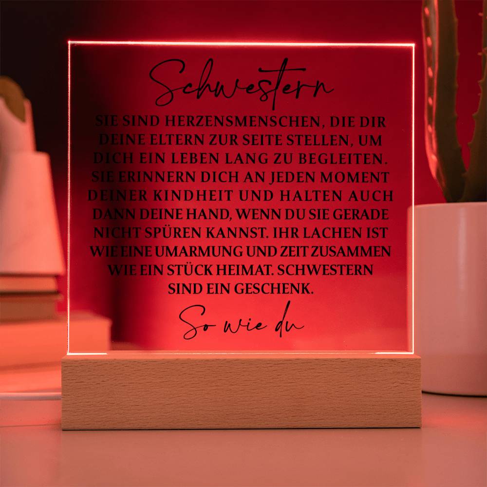 Schwestern | Acrylplatte