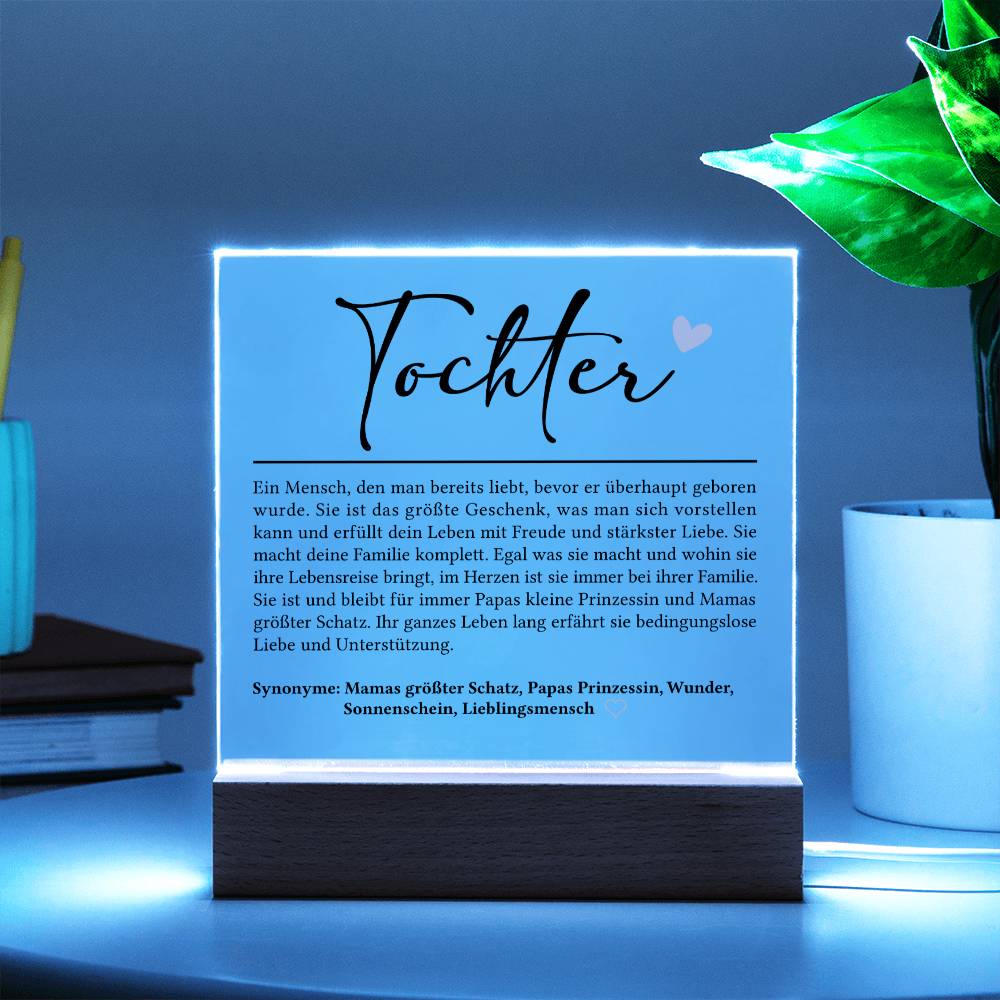 Tochter Definition | Acrylplatte