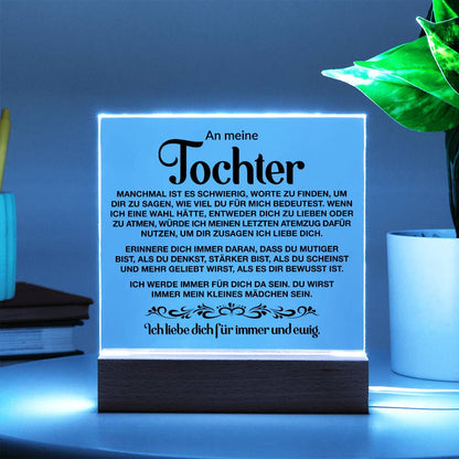 An meine Tochter | Acrylplatte