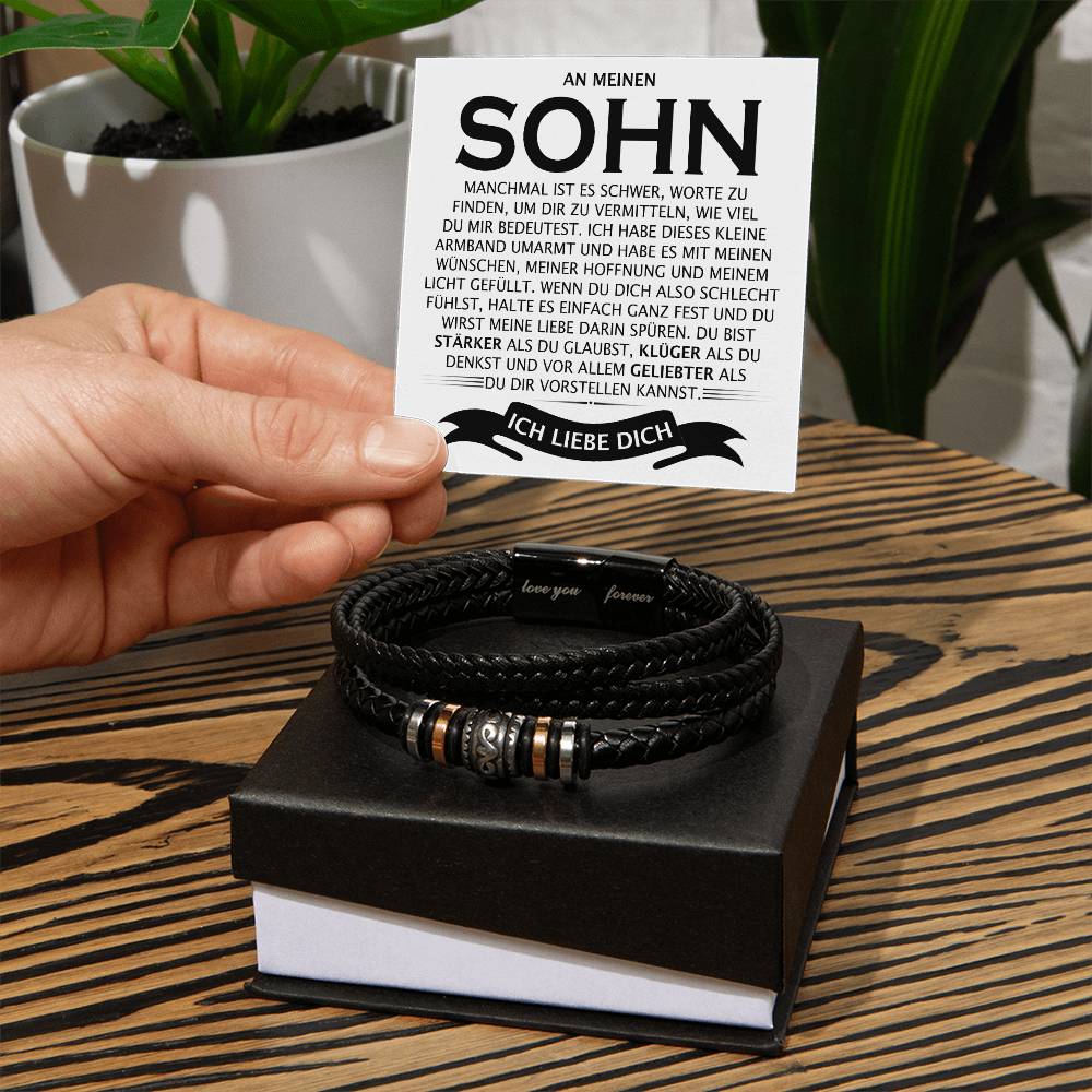 Sohn "Stärker, Klüger, Geliebter" - Armband
