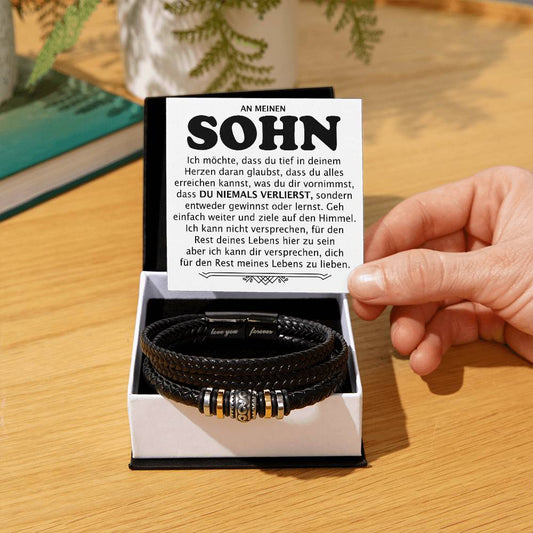Sohn "Niemals Verlierst" - Armband