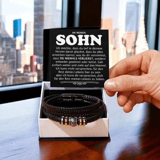 Sohn "Niemals Verlierst" - Armband