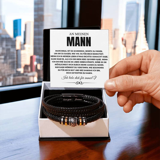 An meinen Mann Armband