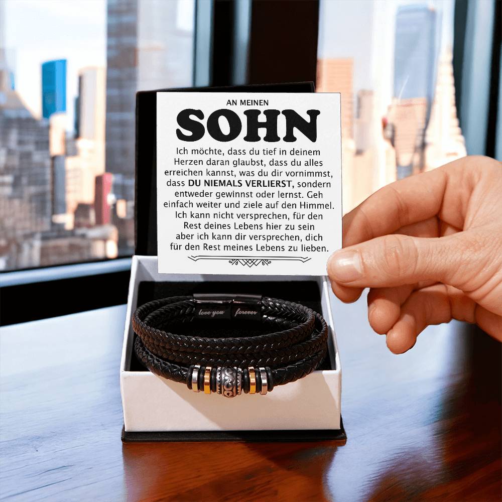 Sohn "Niemals Verlierst" - Armband