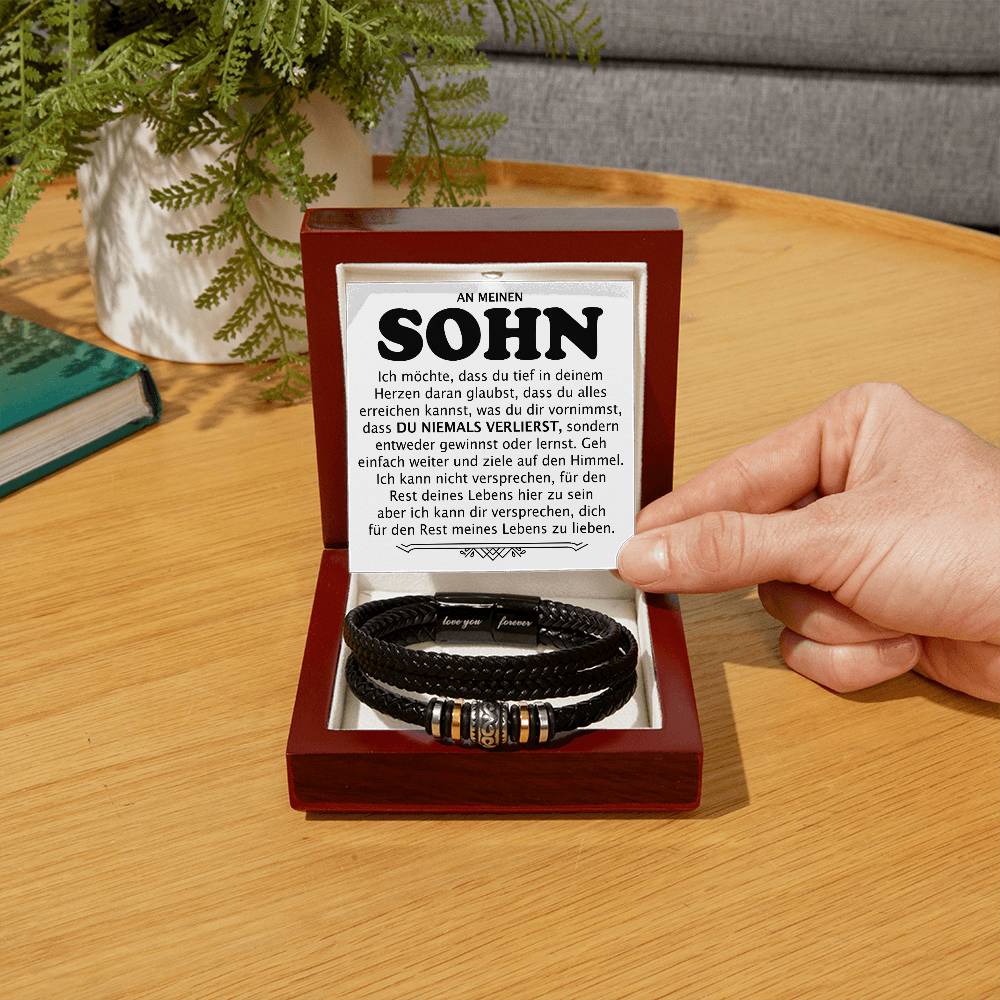 Sohn "Niemals Verlierst" - Armband