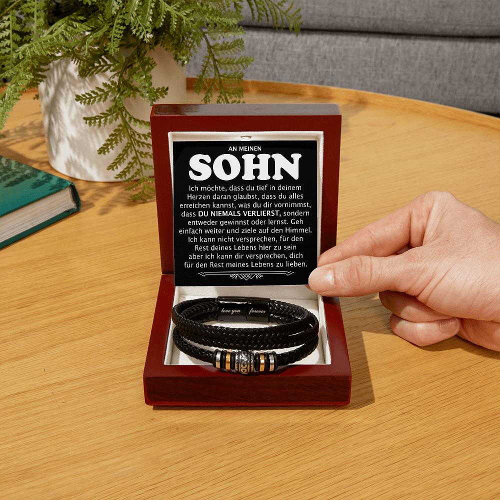 Sohn "Niemals Verlierst" - Armband