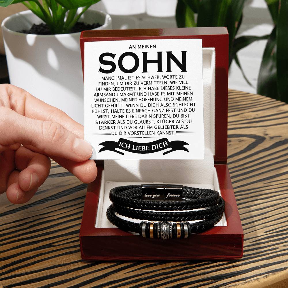 Sohn "Stärker, Klüger, Geliebter" - Armband