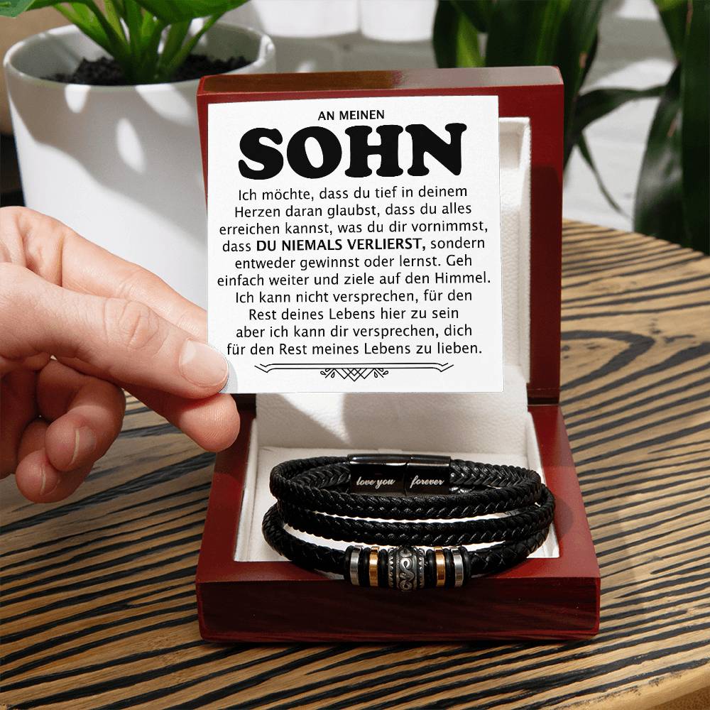 Sohn "Niemals Verlierst" - Armband
