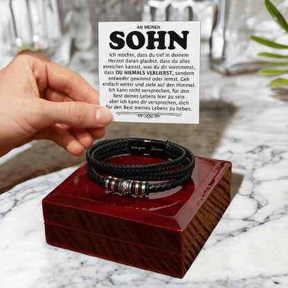 Sohn "Niemals Verlierst" - Armband