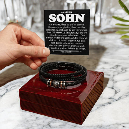 Sohn "Niemals Verlierst" - Armband