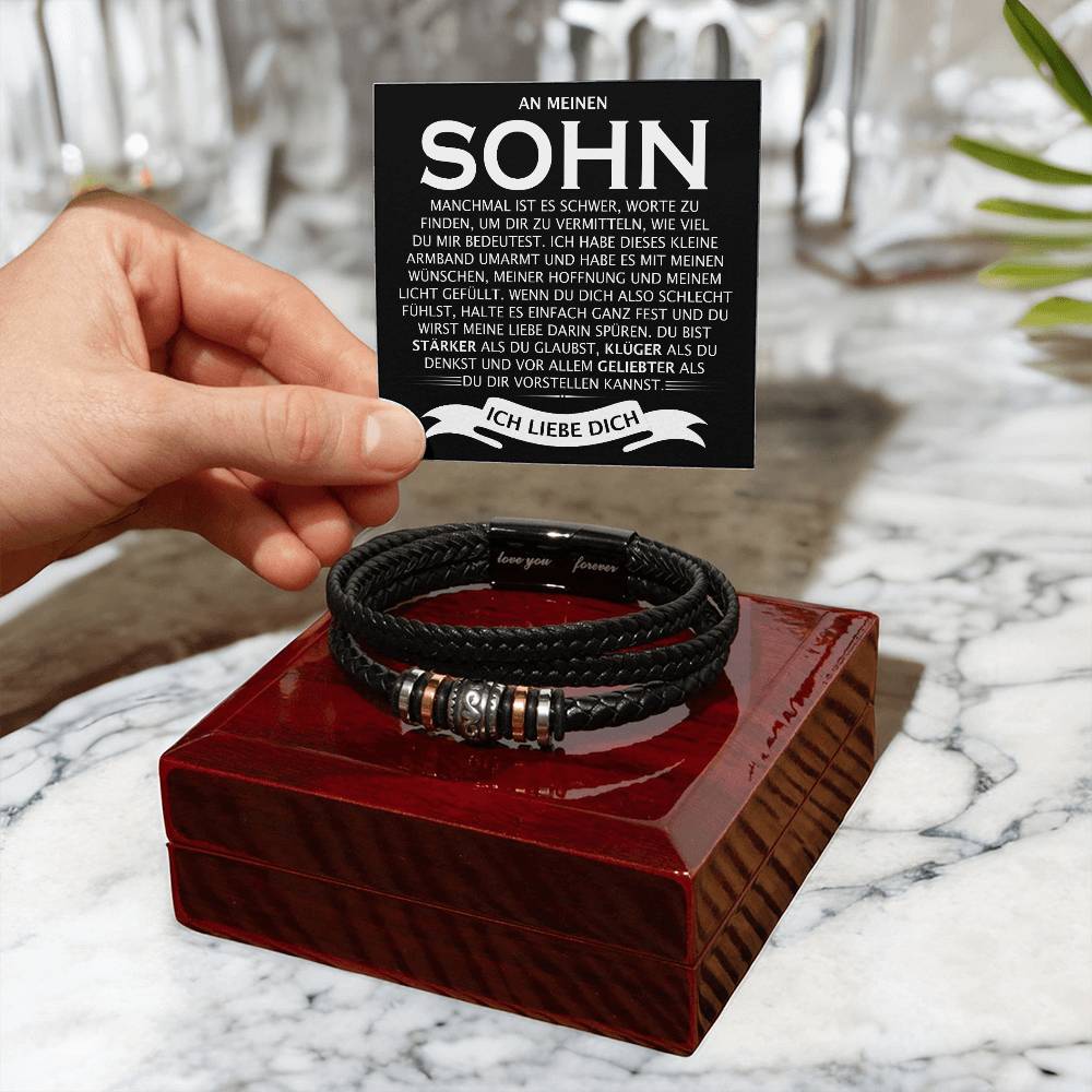Sohn "Stärker, Klüger, Geliebter" - Armband