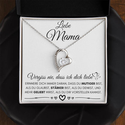 Liebe Mama "Erinnere Dich" - Herzkette
