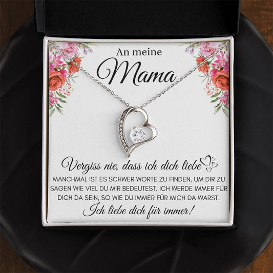 Mama - Ich liebe dich für immer! - Herzkette